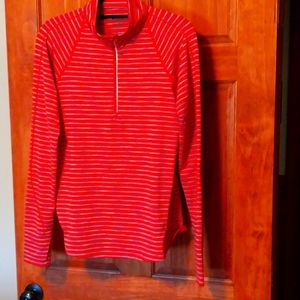 Eastern Mountain Sports Techwick pullover Woman's Size Lg, thumbholes